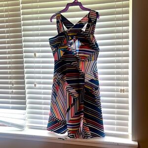 Super fun graphic print dress